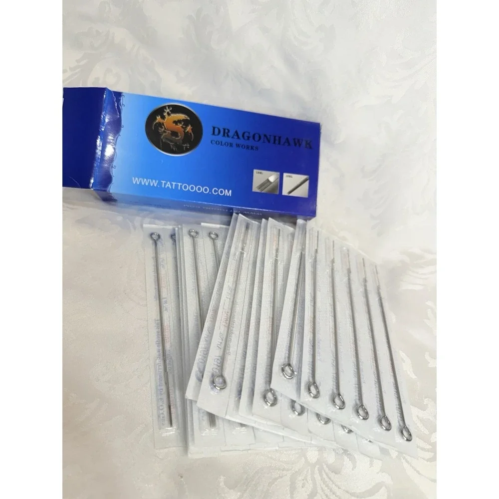 Dragonhawk Color Works tattoo needles 50 EO Gas Sterile Tattoo Single Use‎ Only